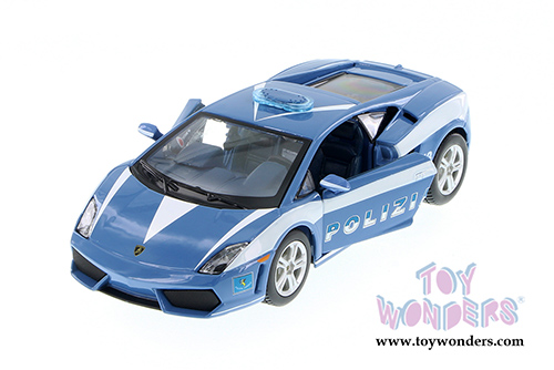 Showcasts Collectibles - Lamborghini Police Assortment Hard Top (1/24 scale diecast model car, Blue/White) 34511/99
