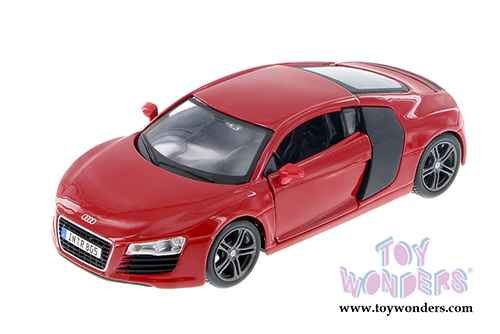 Showcasts Collectibles -  Audi R8 Assortment Hard Top (1/24 scale diecast model car, Asstd.) 34513/81