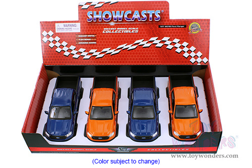 Showcasts Collectibles - Ford Ranger Pickup Truck (2019, 1/27 scale diecast model car, Asstd.) 34521