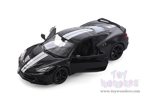 Showcasts Collectibles - Chevrolet® Corvette® Stingray Coupe Z51 (2020, 1/24 scale diecast model car, Black) 34527DBK