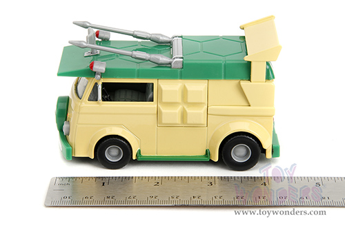 Jada Toys - Hollywood Rides | Party Wagon "Teenage Mutant Ninja Turtles" (1/32, diecast model car, Green/Beige) 34723
