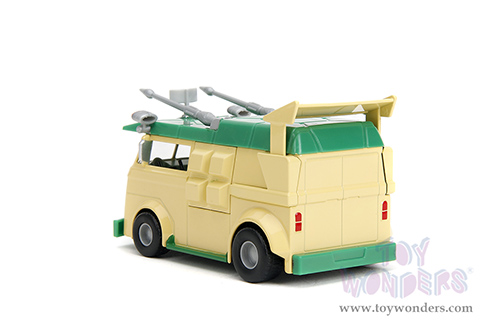Jada Toys - Hollywood Rides | Party Wagon "Teenage Mutant Ninja Turtles" (1/32, diecast model car, Green/Beige) 34723