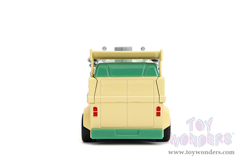 Jada Toys - Hollywood Rides | Party Wagon "Teenage Mutant Ninja Turtles" (1/32, diecast model car, Green/Beige) 34723