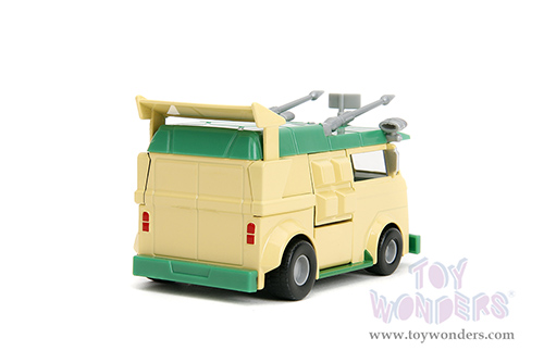 Jada Toys - Hollywood Rides | Party Wagon "Teenage Mutant Ninja Turtles" (1/32, diecast model car, Green/Beige) 34723