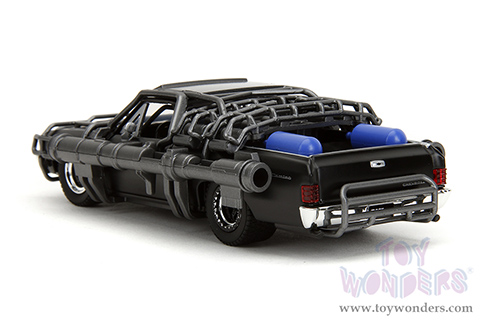 Jada Toys Fast & Furious - Chevrolet® El Camino™ Caged version with Cannons "Fast X" (1967, 1/32 scale diecast model car, Matte Black) 34733
