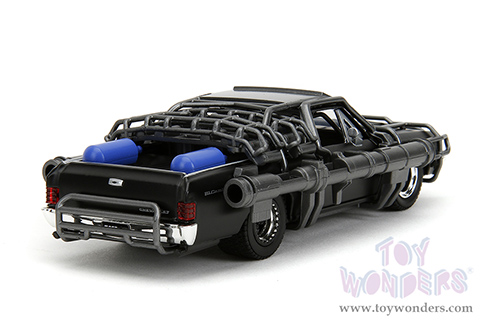 Jada Toys Fast & Furious - Chevrolet® El Camino™ Caged version with Cannons "Fast X" (1967, 1/32 scale diecast model car, Matte Black) 34733