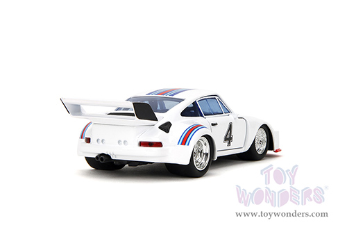 Jada Toys - Hollywood Rides | TRANSFORMERS Porsche 935 Turbo #4 "Jazz" (1/32, diecast model car, White) 34793