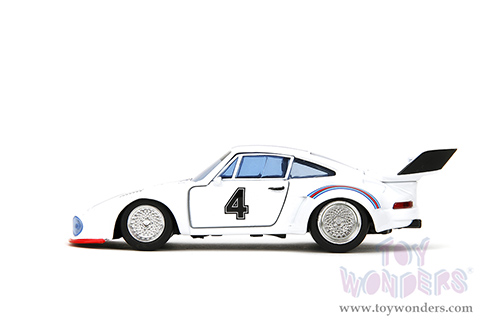 Jada Toys - Hollywood Rides | TRANSFORMERS Porsche 935 Turbo #4 "Jazz" (1/32, diecast model car, White) 34793