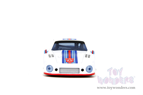 Jada Toys - Hollywood Rides | TRANSFORMERS Porsche 935 Turbo #4 "Jazz" (1/32, diecast model car, White) 34793