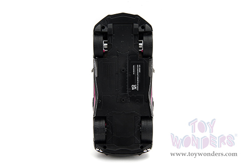 Jada Toys Pink Slips - Chevrolet® Corvette® Stingray™ with Display Base (2020, 1/24 scale diecast model car, Metallic Gray/Pink) 34848