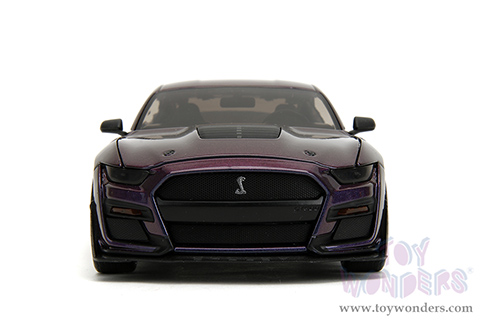 Jada Toys Pink Slips - Ford Mustang Shelby® GT500® with Display Base (2020, 1/24 scale diecast model car, Iridescent Purple-Blue) 34894
