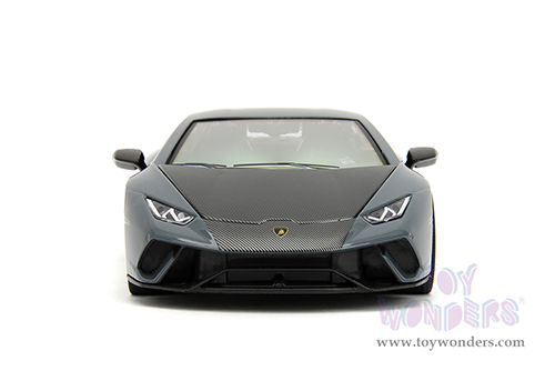 Jada Toys Pink Slips - Lamborghini Huracán Perfomante with Display Base (1/24 scale diecast model car, Gray-Black Gradient) 34895