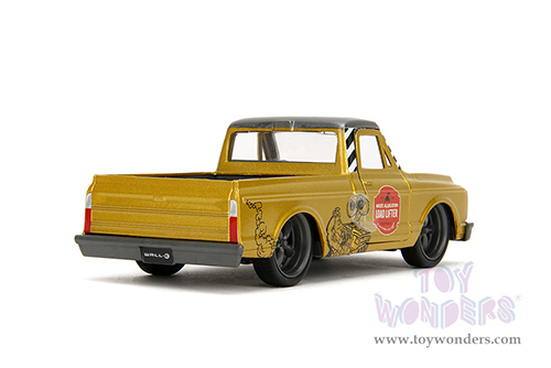 Jada Toys - Hollywood Rides | Chevrolet® Cheyenne™ Pickup Disney "WALL-E " (1972, 1/32 scale diecast model car, Gold) 34925/24
