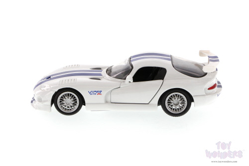 Showcasts Collectibles - Dodge Viper GT2 Hard Top (1/24 scale diecast model car, White with blue) 34945