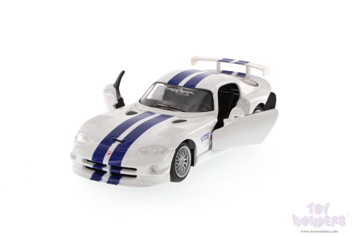 Showcasts Collectibles - Dodge Viper GT2 Hard Top (1/24 scale diecast model car, White with blue) 34945