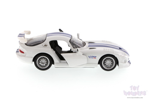 Showcasts Collectibles - Dodge Viper GT2 Hard Top (1/24 scale diecast model car, White with blue) 34945