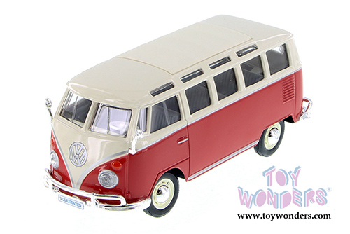 Showcasts Collectibles - Volkswagen Van "Samba" (1/25 scale diecast model car, Asstd.) 34956