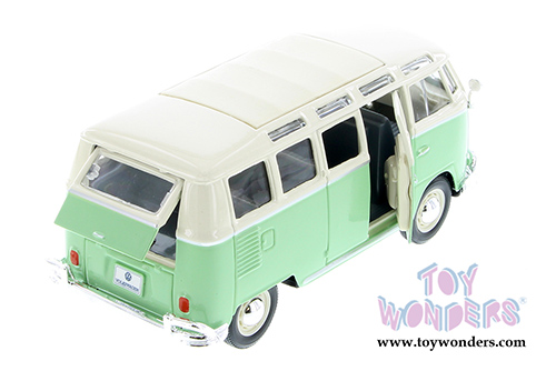 Showcasts Collectibles - Volkswagen Van "Samba" (1/25 scale diecast model car, Asstd.) 34956