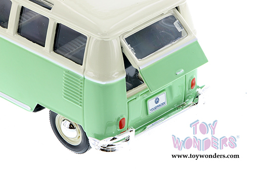 Showcasts Collectibles - Volkswagen Van "Samba" (1/25 scale diecast model car, Asstd.) 34956