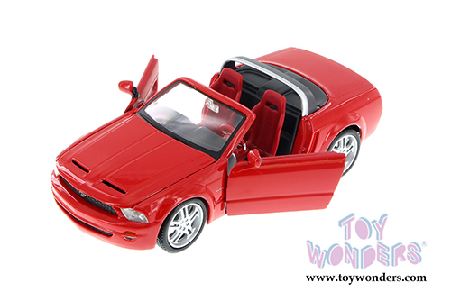 Showcasts Collectibles - Ford Mustang Concept Convertible (2005, 1/24 scale die cast model car, Red) 34970