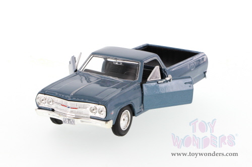 Maisto - Chevrolet El Camino Hardtop (1965, 1/24 scale diecast model car, Blue) 31977BU