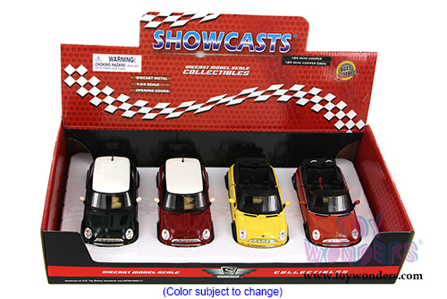 Showcasts - Mini Cooper Hard Top/ Mini Cooper Cabrio (1/24 scale diecast model car, Asstd.) 34998/19