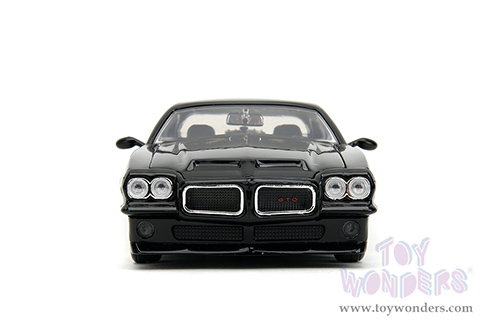 Jada Toys Bigtime Muscle - Pontiac® GTO® Judge Hardtop (1971, 1/24 scale diecast model car, Black with Flames) 35022