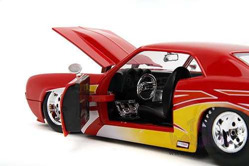 Jada Toys Bigtime Muscle - Chevrolet® Camaro® Hardtop (1969, 1/24 scale diecast model car, Red) 35029