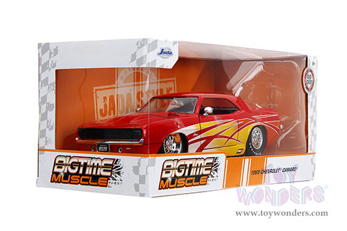 Jada Toys Bigtime Muscle - Chevrolet® Camaro® Hardtop (1969, 1/24 scale diecast model car, Red) 35029