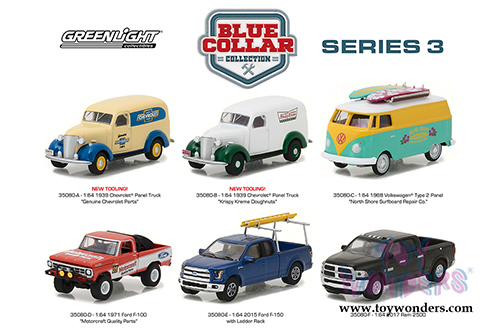 Greenlight - Blue Collar Collection Series 3 (1/64 scale diecast model car, Asstd.) 35080/48