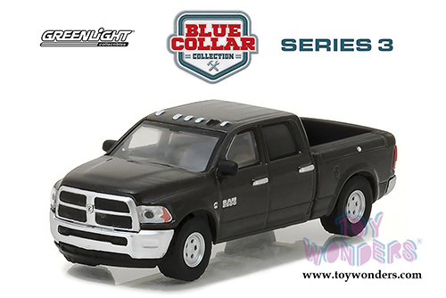 Greenlight - Blue Collar Collection Series 3 | Dodge Ram 2500 Pickup Truck (2017, 1/64 scale diecast model car, Black) 35080F/48