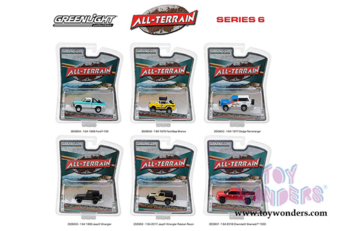 Greenlight - All Terrain Series 6 Assortment (1/64 scale diecast model car, Asstd.) 35090/48