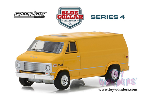 Greenlight - Blue Collar Collection Series 4 | GMC Vandura (1972, 1/64 scale diecast model car, Yellow) 35100C/48