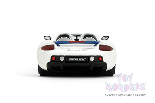 Jada Toys Hyper-Spec - Porsche Carrera GT Convertible #04 "Chevron" (2005, 1/24, diecast model car, White) 35136