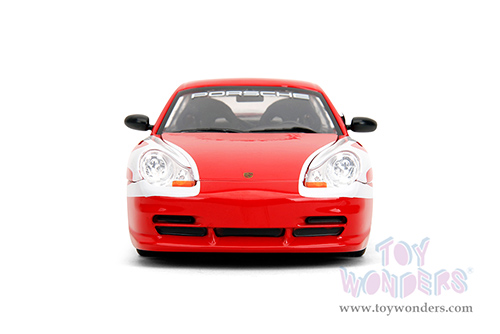 Jada Toys Hyper-Spec - Porsche Carrera 911 GT3 (996.1) (1/24, diecast model car, Red/White stripes) 35137