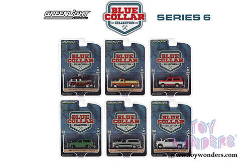 Greenlight - Blue Collar Collection Series 6 (1/64 scale diecast model car, Asstd.) 35140/48