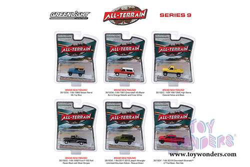 Greenlight - All Terrain Series 9 Assortment (1/64 scale diecast model car, Asstd.) 35150/48