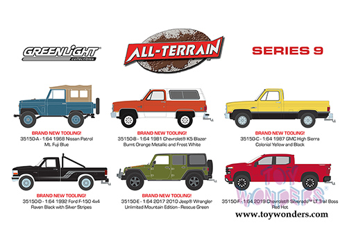Greenlight - All Terrain Series 9 Assortment (1/64 scale diecast model car, Asstd.) 35150/48