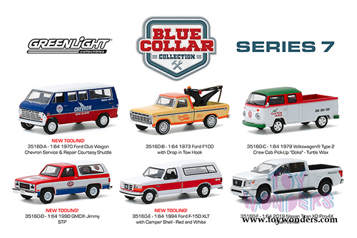 Greenlight - Blue Collar Collection Series 7 (1/64 scale diecast model car, Asstd.) 35160/48