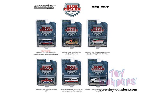 Greenlight - Blue Collar Collection Series 7 (1/64 scale diecast model car, Asstd.) 35160/48