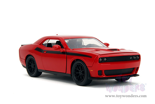 Jada Toys - Hollywood Rides | Dodge Challenger SRT with Glenn Diecast figure "The Walking Dead" (2015, 1/24 diecast model car, Red) 35185
