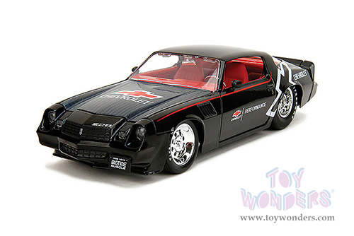 Jada Toys Bigtime Muscle - Chevrolet® Camaro® Z28 "Chevrolet Performance" (1979, 1/24 scale diecast model car, Black) 35207
