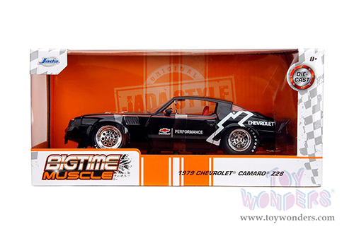 Jada Toys Bigtime Muscle - Chevrolet® Camaro® Z28 "Chevrolet Performance" (1979, 1/24 scale diecast model car, Black) 35207