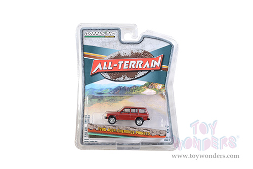 Greenlight - All Terrain Series 12 | Jeep&reg; Cherokee Pioneer (1985, 1/64 scale diecast model car, Red) 35210A/48