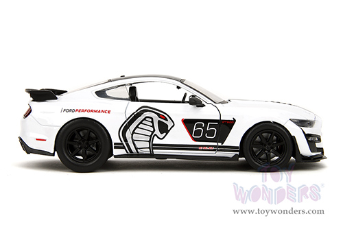 Jada Toys Bigtime Muscle - Ford Mustang Shelby® GT500® #65 (2020, 1/24 scale diecast model car, White/Black stripes) 35216