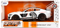 Jada Toys Bigtime Muscle - Ford Mustang Shelby® GT500® #65 (2020, 1/24 scale diecast model car, White/Black stripes) 35216