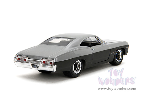 Jada Toys Bigtime Muscle - Chevrolet® Impala™ SS™ Hardtop (1967, 1/24 scale diecast model car, Silver/Black) 35217