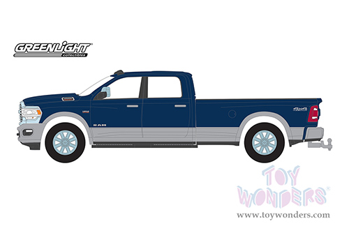 Greenlight - All Terrain Series 14 | Ram 2500 Laramie 4x4 (2022, 1/64 scale diecast model car, Patriot Blue and Billet Silver) 35250F/48
