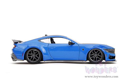 Jada Toys Bigtime Muscle - Ford Mustang Dark Horse (2024, 1/24 scale diecast model car, Blue/Black stripes) 35276