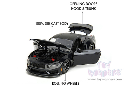 Jada Toys Bigtime Muscle - Ford Mustang Dark Horse (2024, 1/24 scale diecast model car, Black) 35278